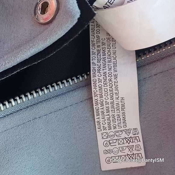 Zara Sky Blue Leather Jacket - Picture 8 of 14